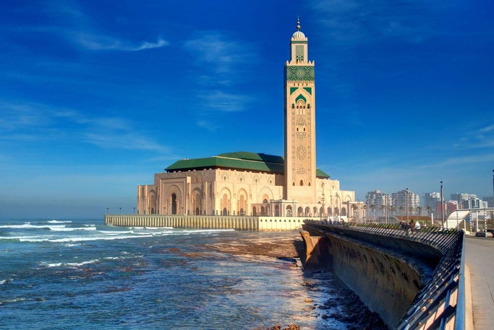 Casablanca e a Mesquita Hassan II