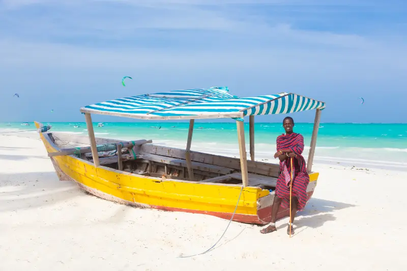 Zanzibar airport transfer and tropical beach