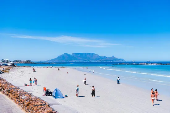 Cape Town coastline and ocean view